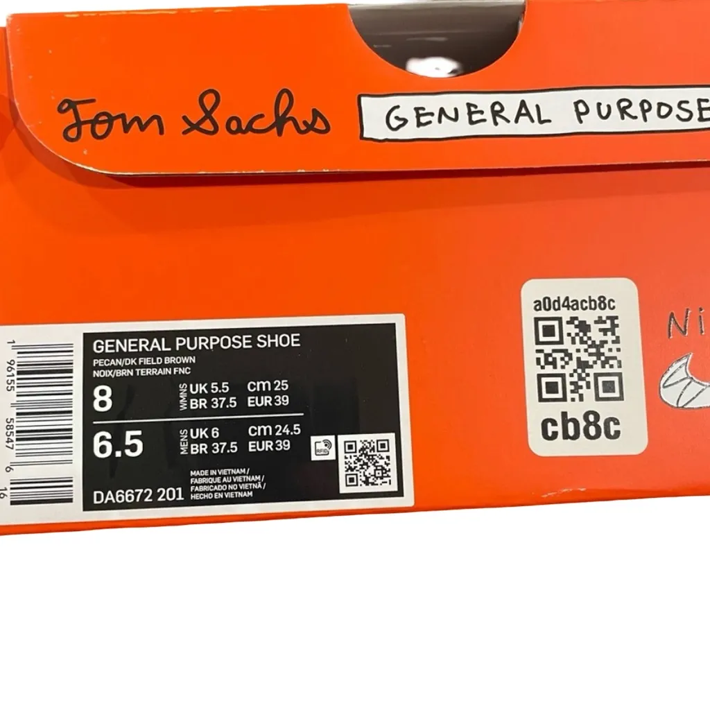 NikeCraft x Tom Sachs General Purpose Shoe GPS Brown DA6672-201 - Size 8W / 6.5M - Image 6