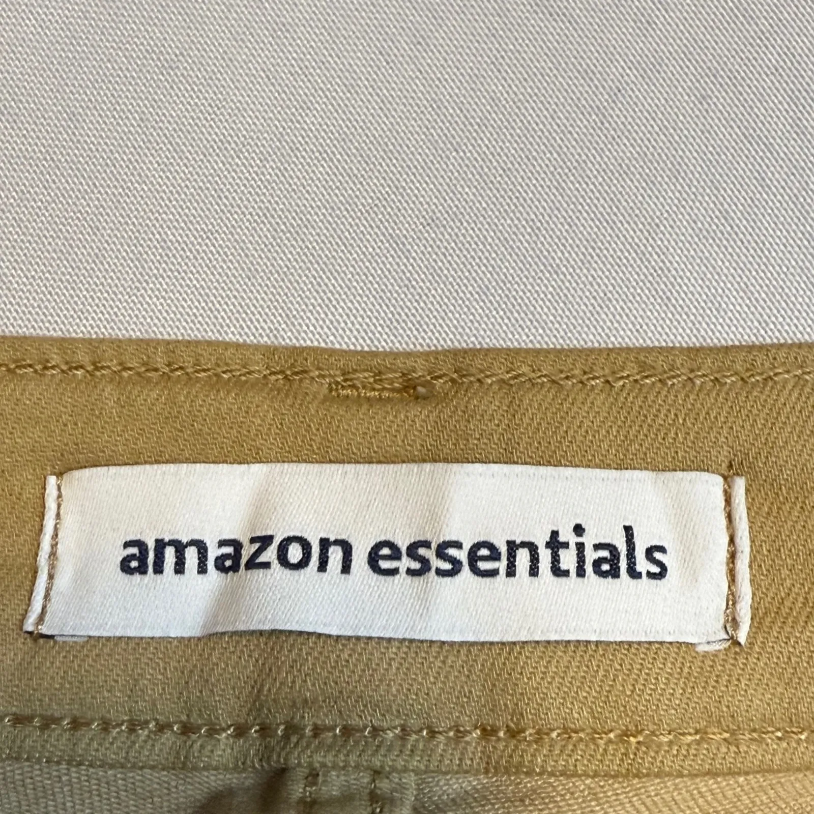 Amazon Essentials Womens Skinny Jeans Size 16 Short Khaki Colored Pants # Tan - Image 5