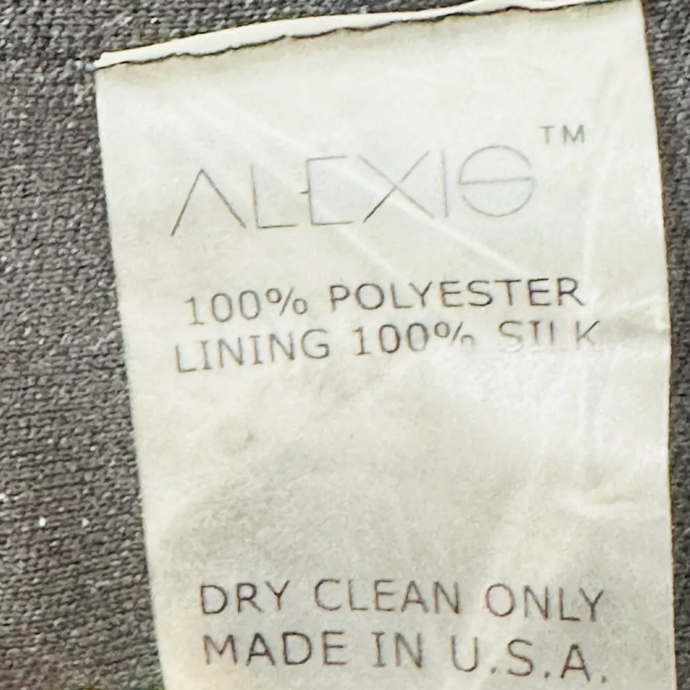 ALEXIS Neon Yellow Lace Black Satin Joggers Pants Size XS - Image 10