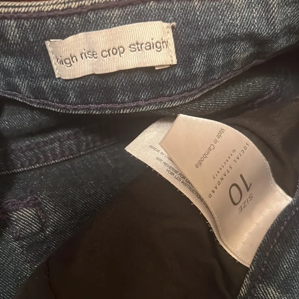 Social Standard By‎ Sanctuary High-Rise Crop Jeans | Size 10 | - Image 4