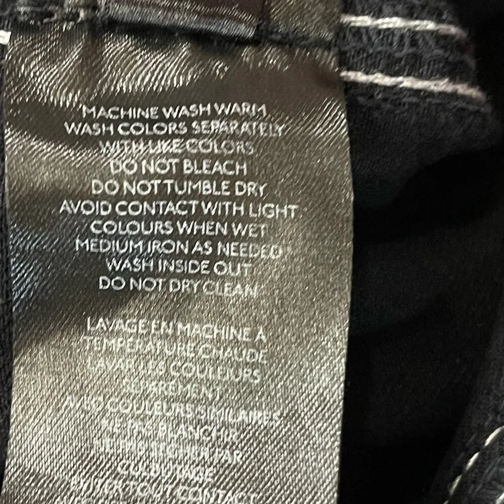 BDG SZ 25 Relaxed Skate Jeans Hi-Rise Cargo Pockets Elastic Waist Zip-Fly Black - Image 11