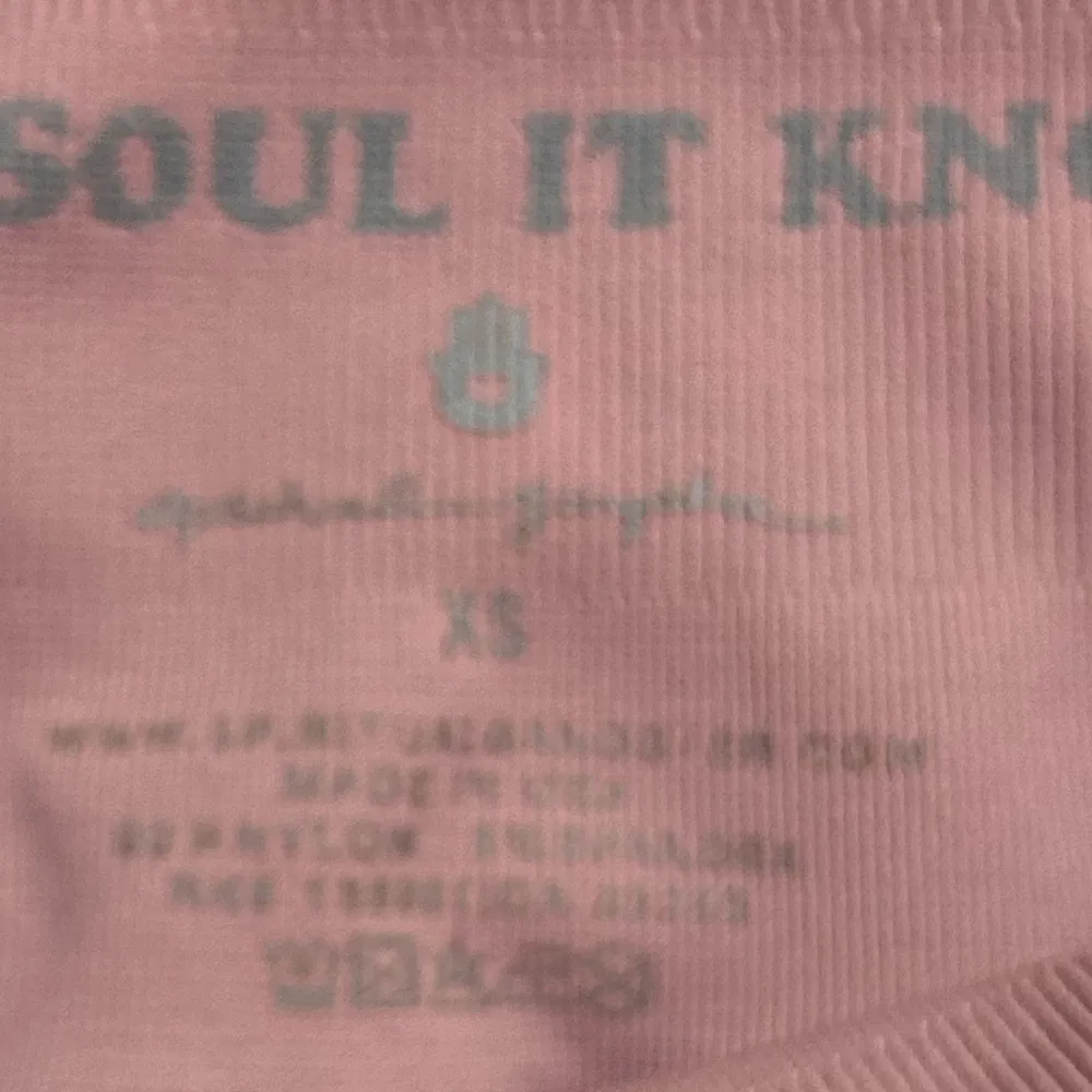 Spiritual Gangster Self Love Ribbed Legging Perforated Sides Size XSMALL - Image 6