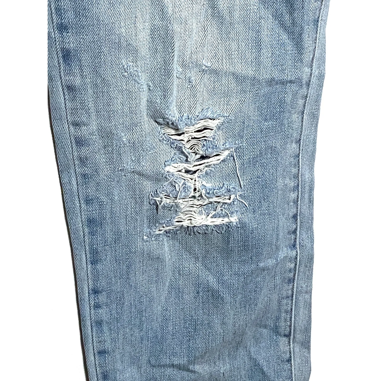 PacSun Boyfriend Raw Hem Jeans Women 28 Distressed Ripped Grunge Punk Skater Y2K - Image 4