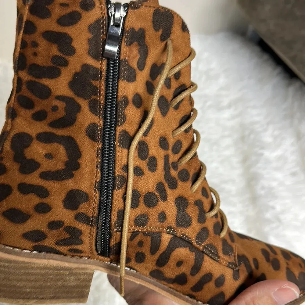 Beast Fashion  Leopard Booties - Image 3