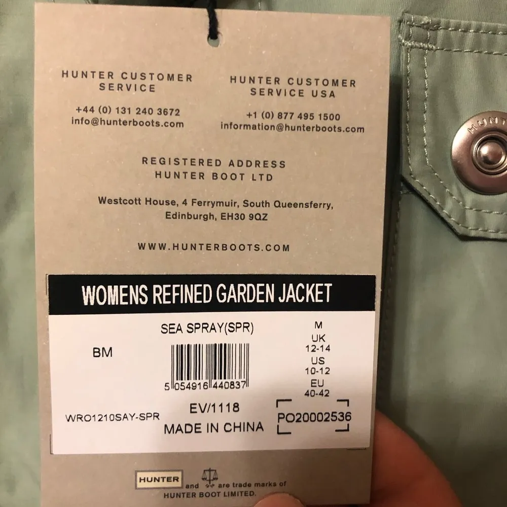 NWT HUNTER GARDEN JACKET - Image 4