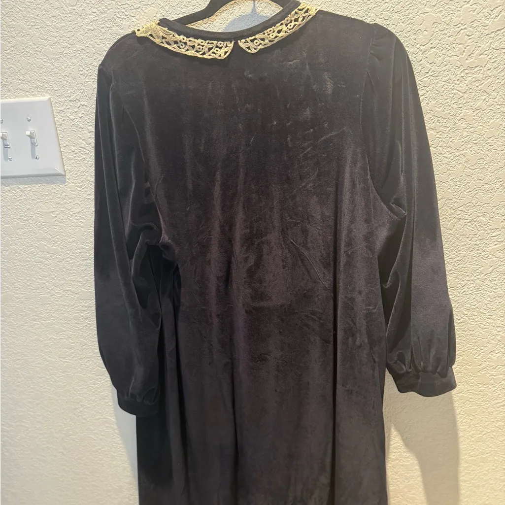 Vintage Made in USA Terrycloth Velour Black Size undefined - Image 6