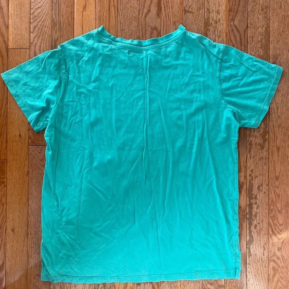 teal green blue shirt Size M - Image 5