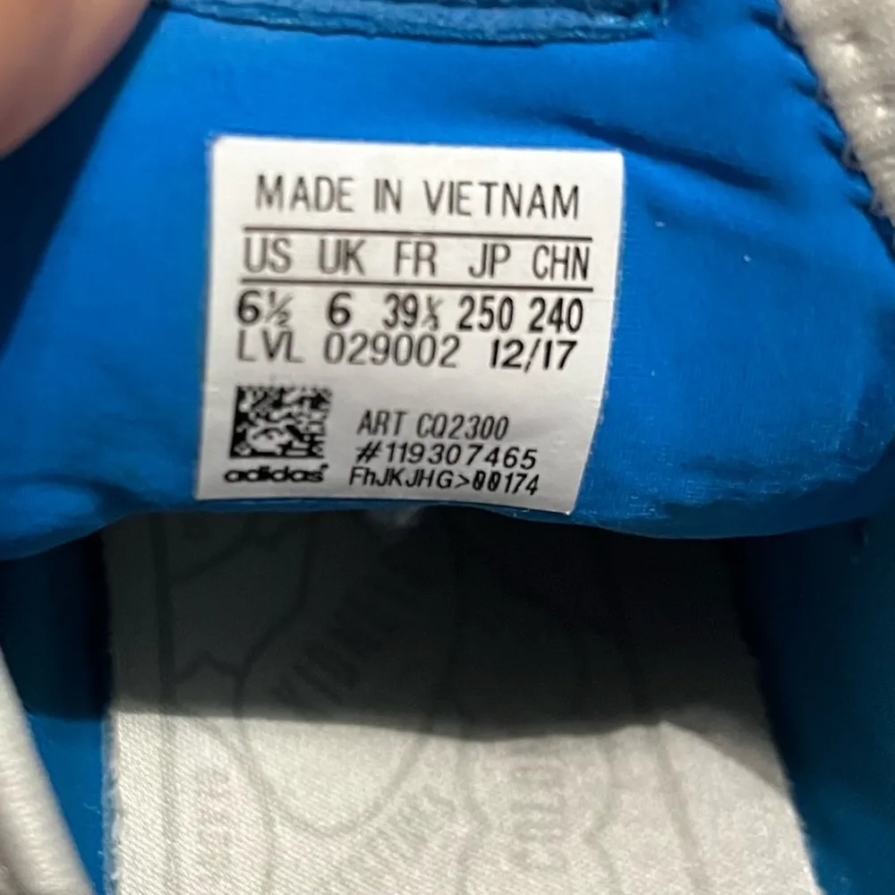 Adidas Tennis HU Pharrell Williams Holi Blue Size 6.5 - Image 7