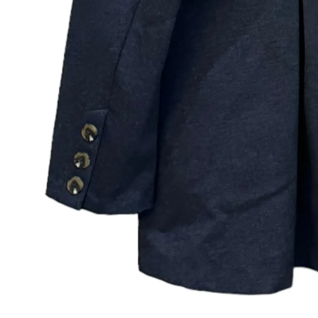 Soft Surroundings Carriageway Jacket Navy Heather Medium‎ Career Professional - Image 7