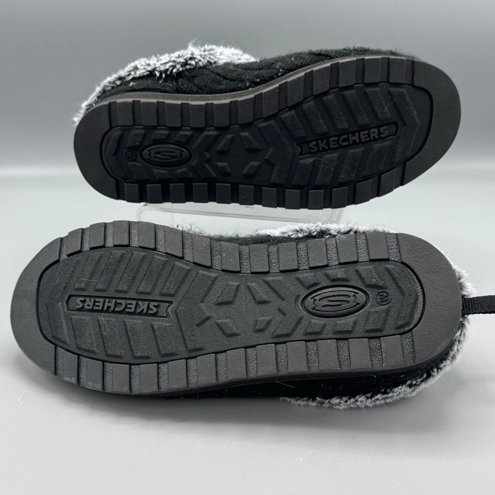 Skechers Bobs Memory Foam Mule Ice Angel Shoes Slippers 8.5 Womens Black Gray - Image 11