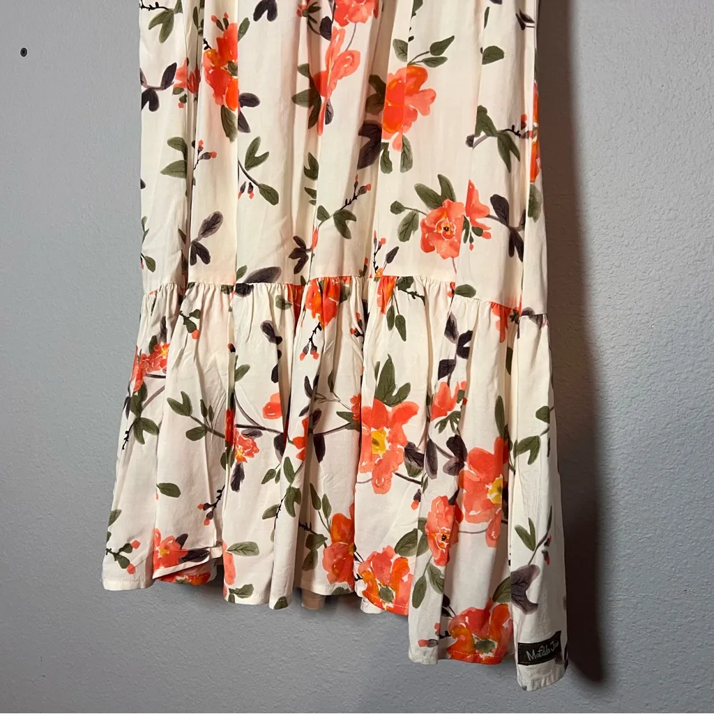 Matilda Jane Enchanted Garden Parker Floral Scoop Neck Mini Dress Size Small - Image 6