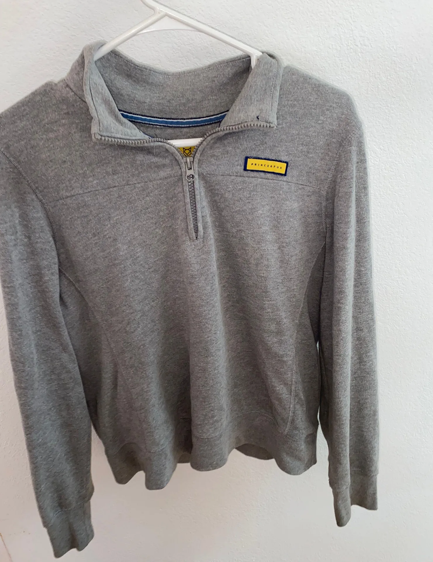Aeropostale Gray Quarter-Zip Pullover - Image 4