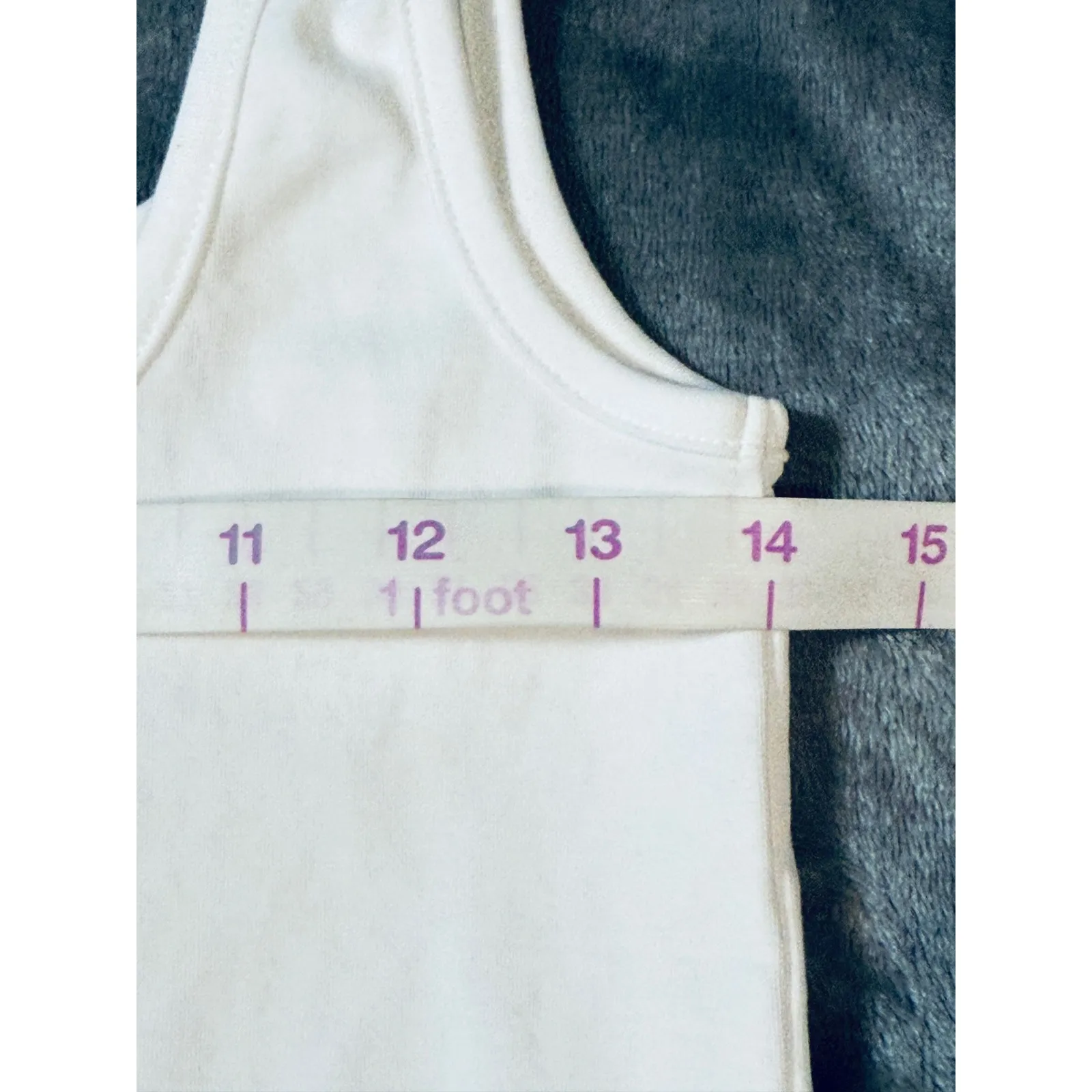 NWOT J.Crew Size XS Essential‎ squareneck tank top white FLAW Causal Layering - Image 6