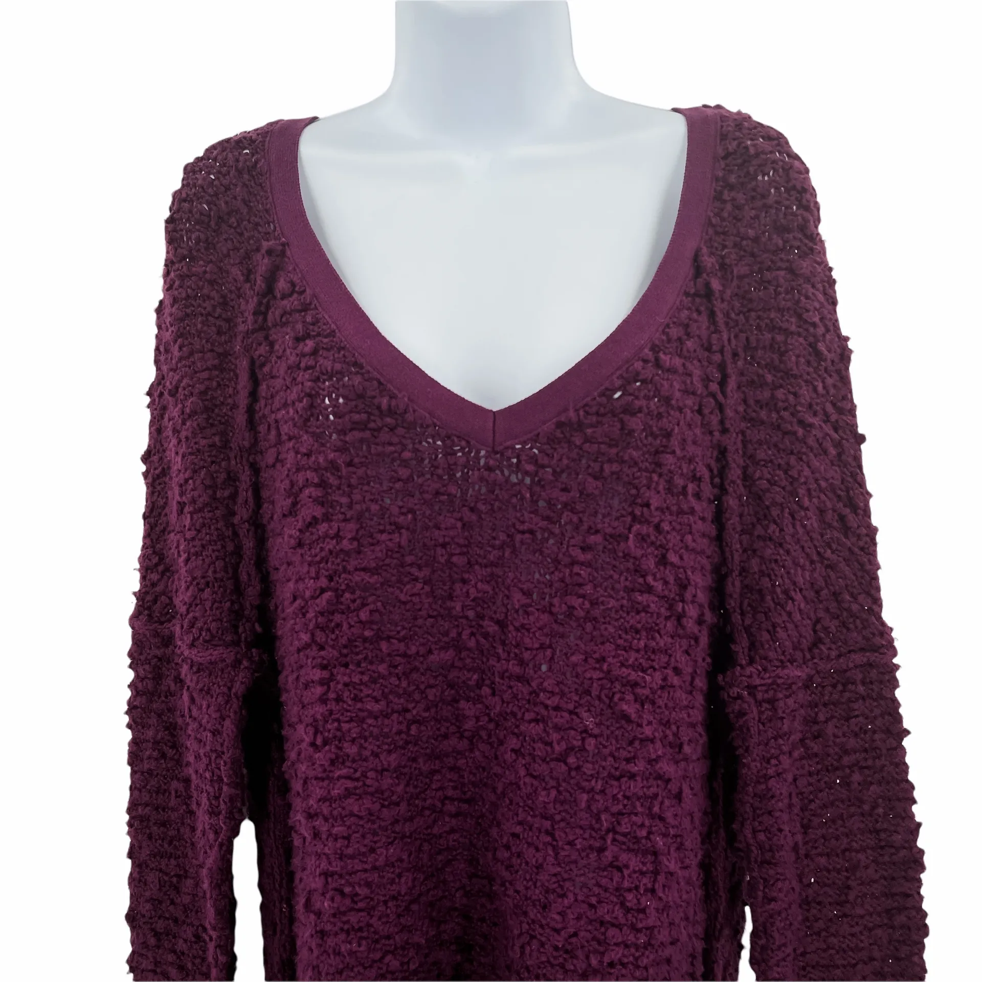 Songbird Sweater Eggplant Purple Small - Image 6