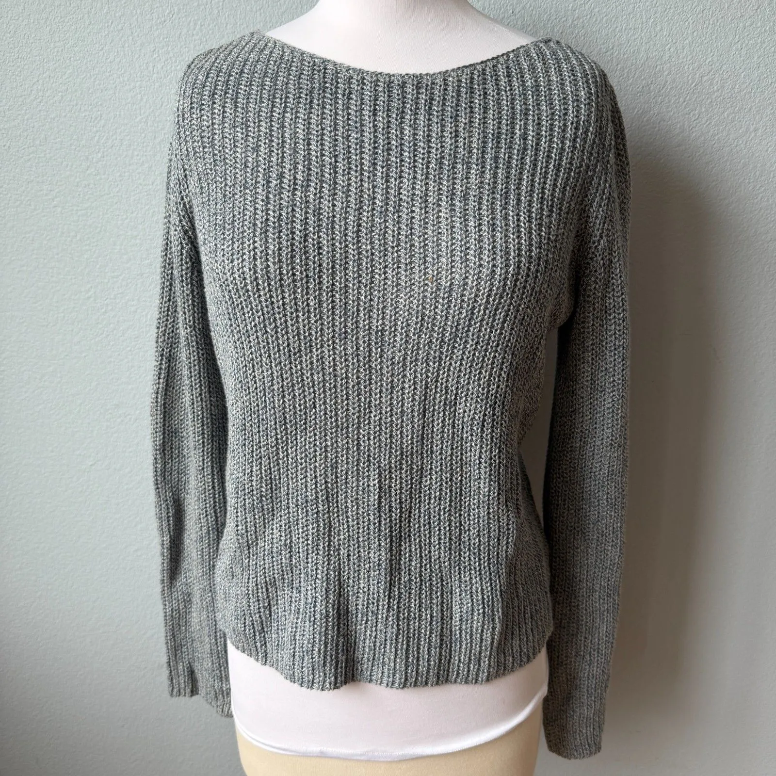 Theory Lalora Linen Blend Sweater Size Small - Image 4