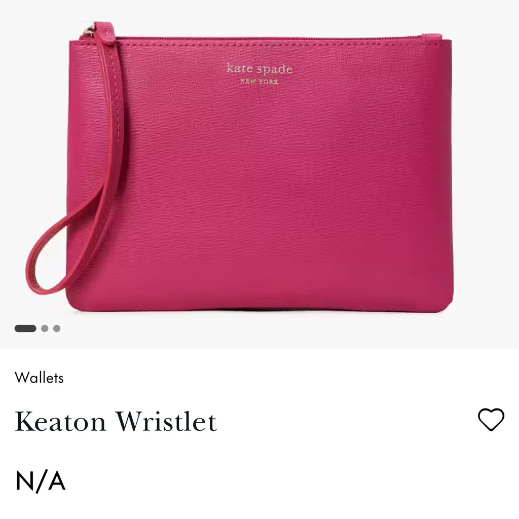 Kate Spade Pink Keaton Wristlet - Image 6