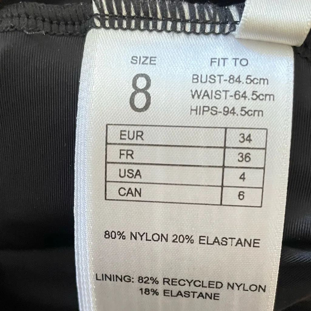 Anthropologie Seafolly Palm Springs Lace-Up Cutout One-Piece Swimsuit in US 4 - Image 4