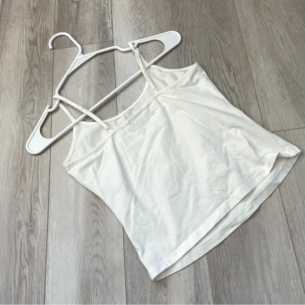 Balletcore Y2K Cami Tank Top truth or dare womens White (medium) casual summer - Image 4