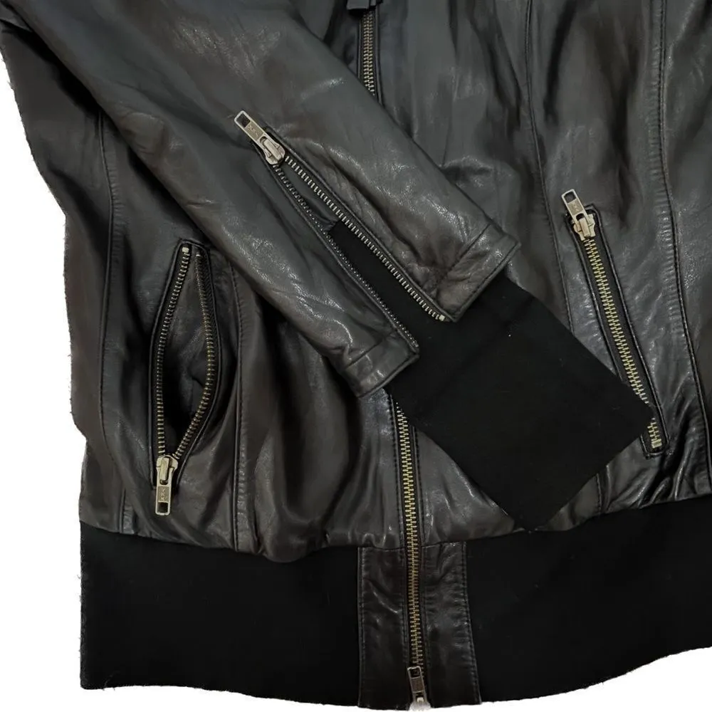 Mackage for Aritzia Leather Jacket - Image 5