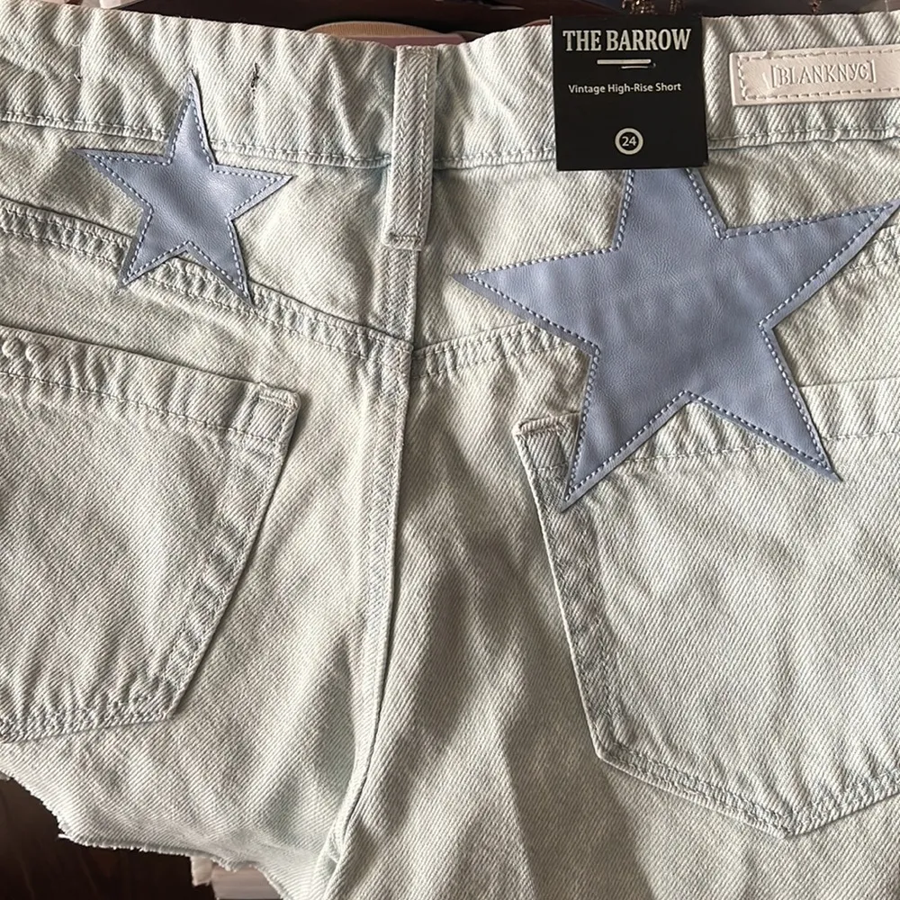 NWT  Blank NYC the Barrow Stars on Denim Jeans Shorts - Image 2