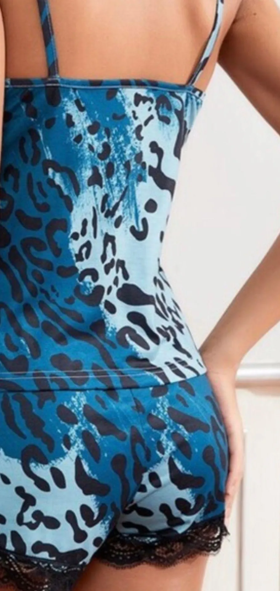 Leopard Print Pajamas Size Large Multi - Image 4