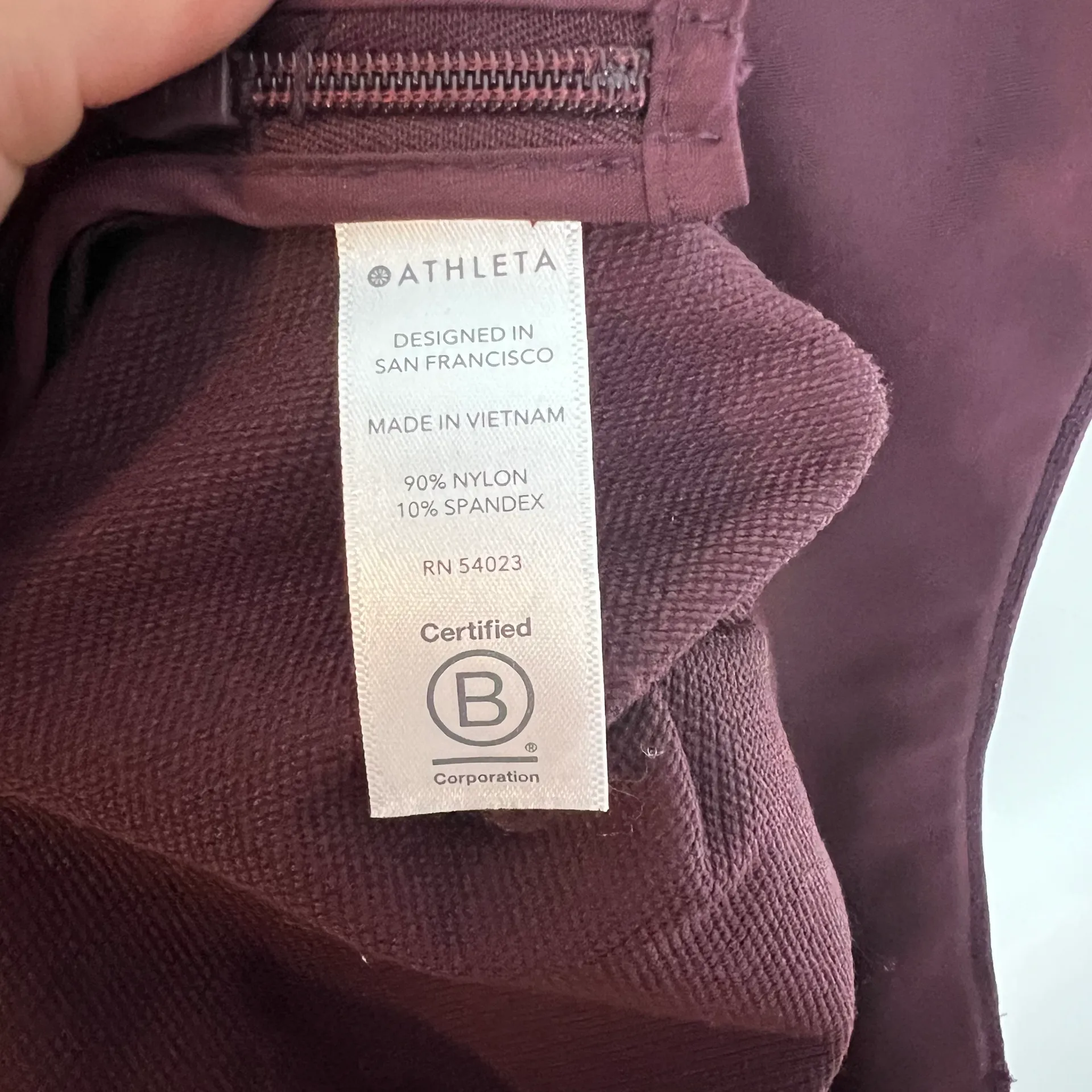 - Wander Slim Ankle Pant Antique Burgundy - Image 8