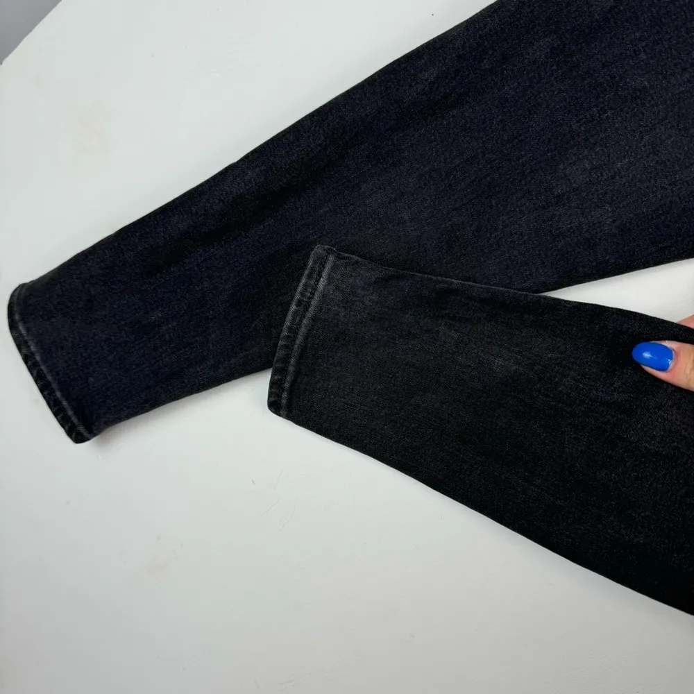 Levi’s Wedgie Skinny Jeans Sz 24 Grey Black Wash Denim Button Fly High Rise - Image 15