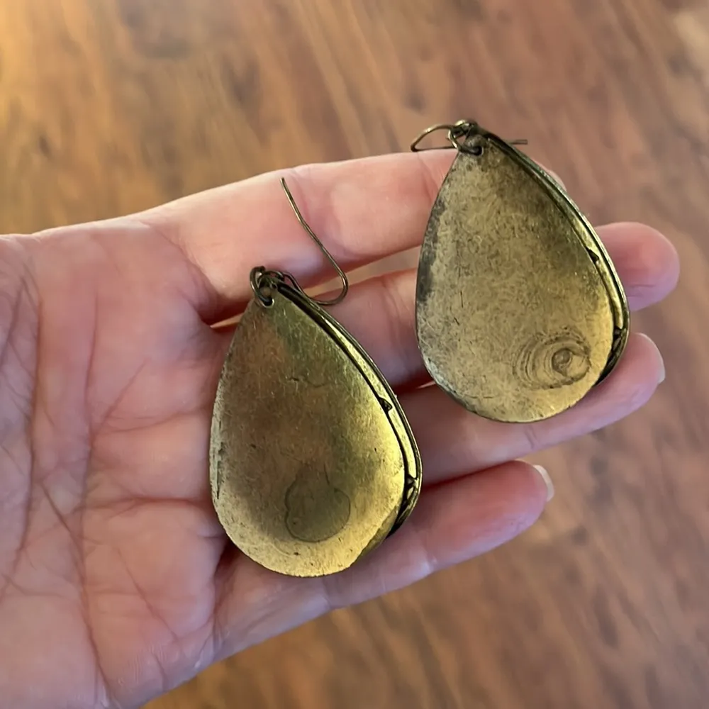 Drop cloisonné earrings - Image 8