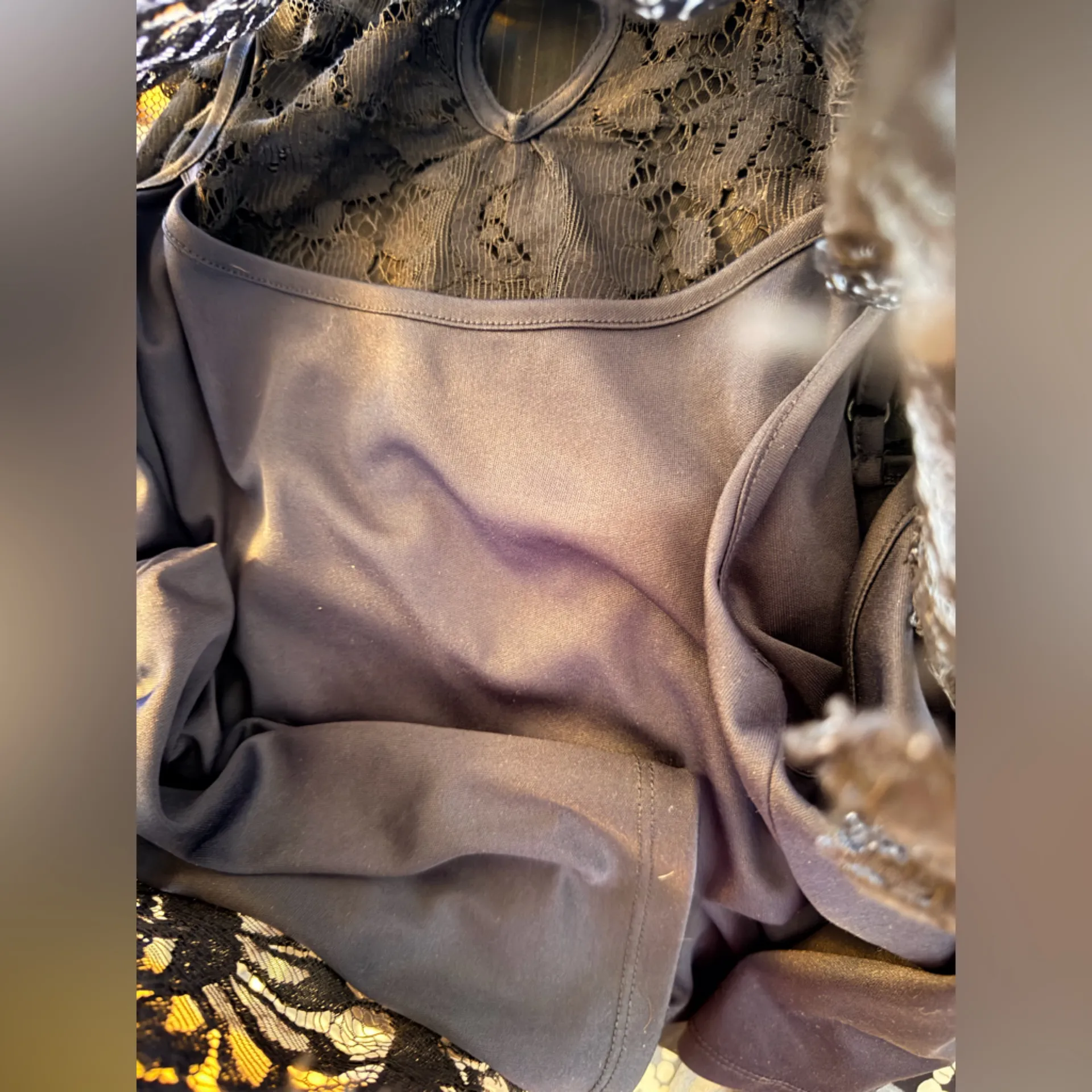 Chelsea 28 Navy Lace Bell Sleeve Top - Image 5