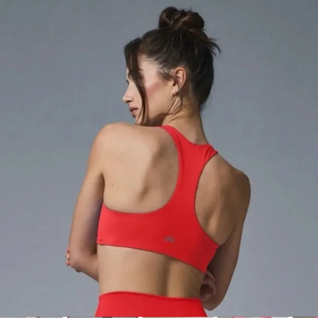 ALO AIRLIFT AIRLIFT ADVANTAGE RACERBACK BRA Red, Size L - Image 2