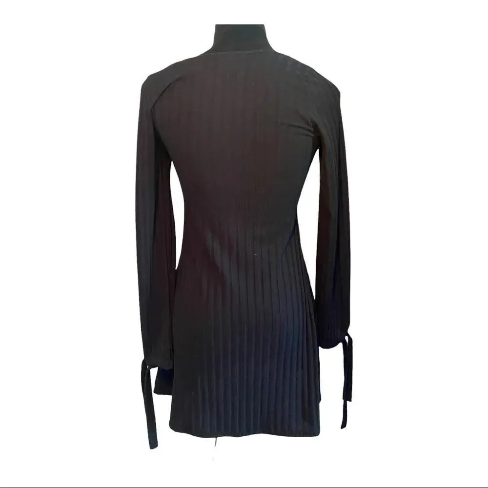 ! Nasty Gal Collection knit fit and flare skater dress long sleeve - Image 3