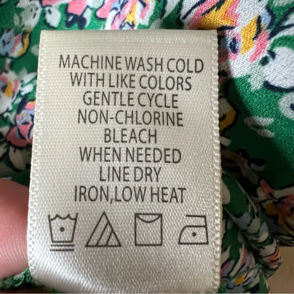 Lot of 2 MAX STUDIO Floral Flutter Sleeve Top Crepe Popover Plus Sz 1X Preppy - Image 15