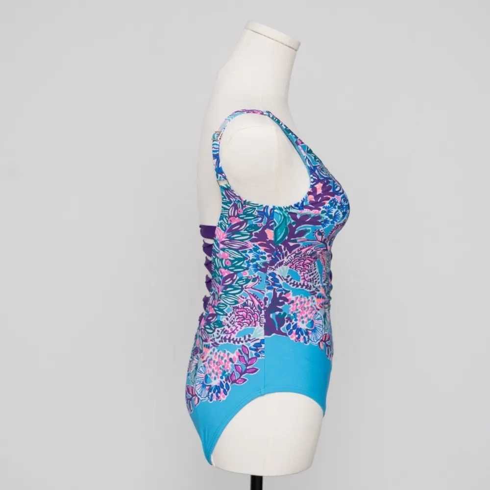 Lilly Pulitzer. Isle Twisted One Piece Swimsuit. - Image 6