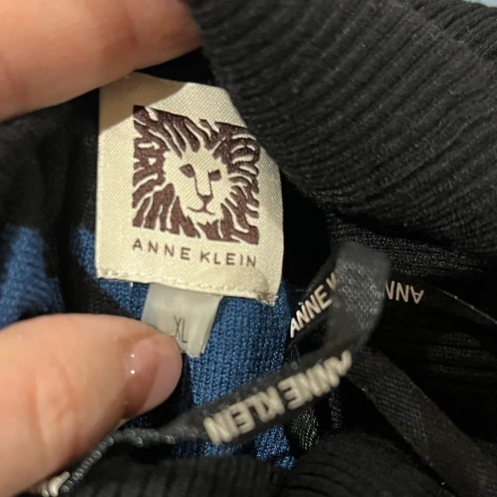 Anne Klein Women's Houndstooth Sweater Sheath Dress X Large - Image 3