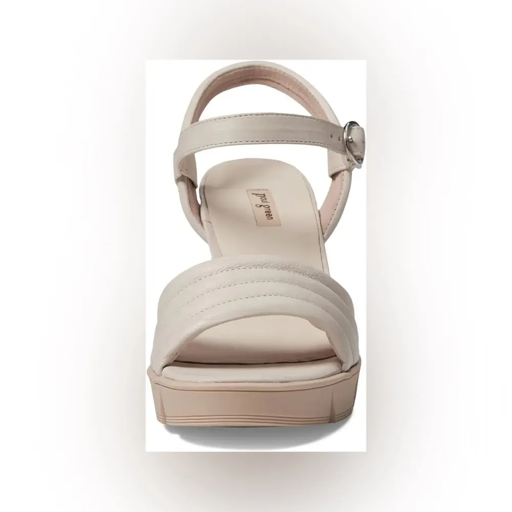 Women's Leslie Ankle‎ Strap Block Heel Sandals 6.5 New $359 - Image 2