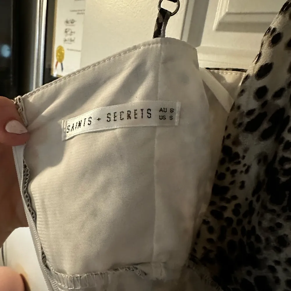 Saints + Secrets Leopard Print Dress Size S - Image 4