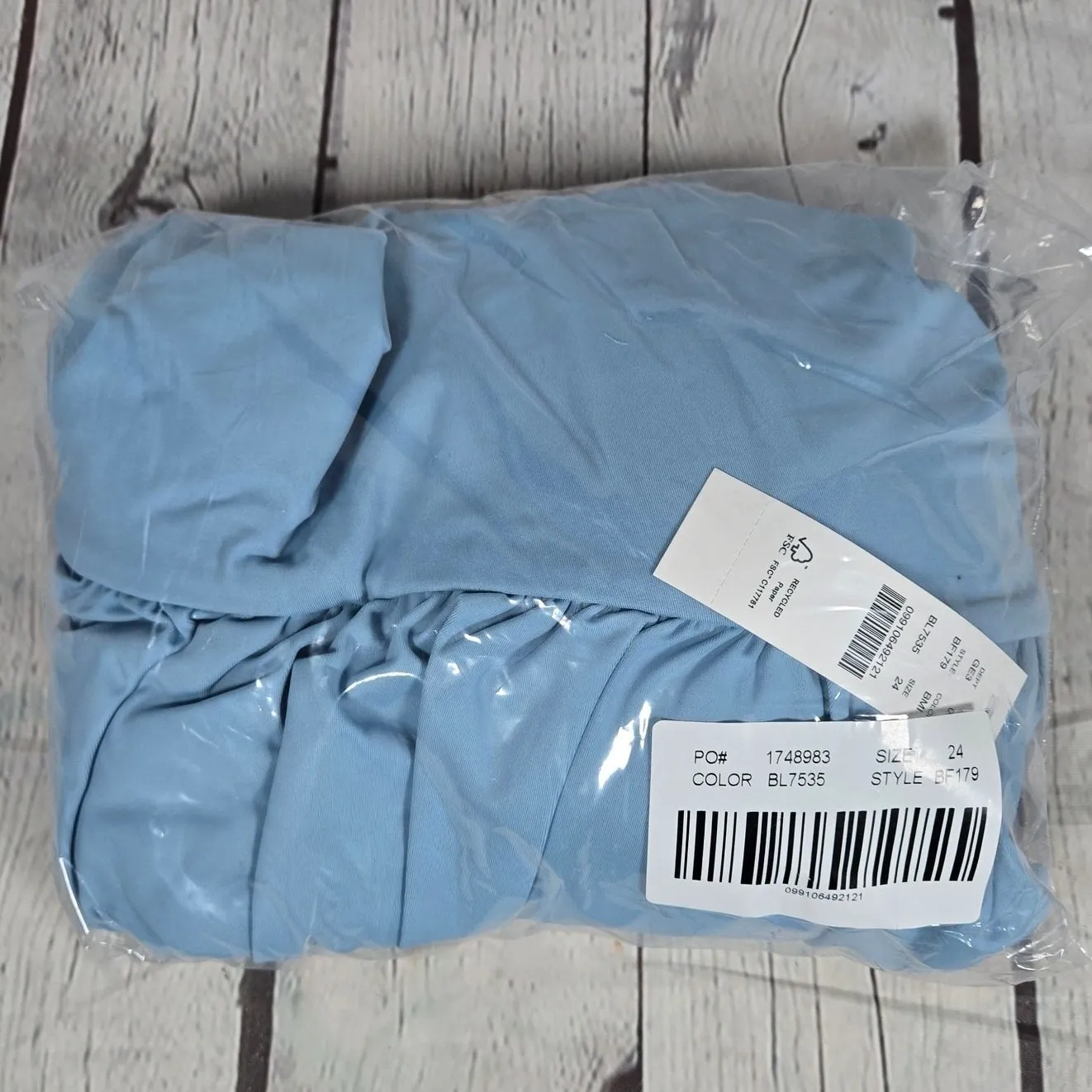 J. Crew Ruched squareneck one-piece in Blue Mist 24‎ NWT - Image 9