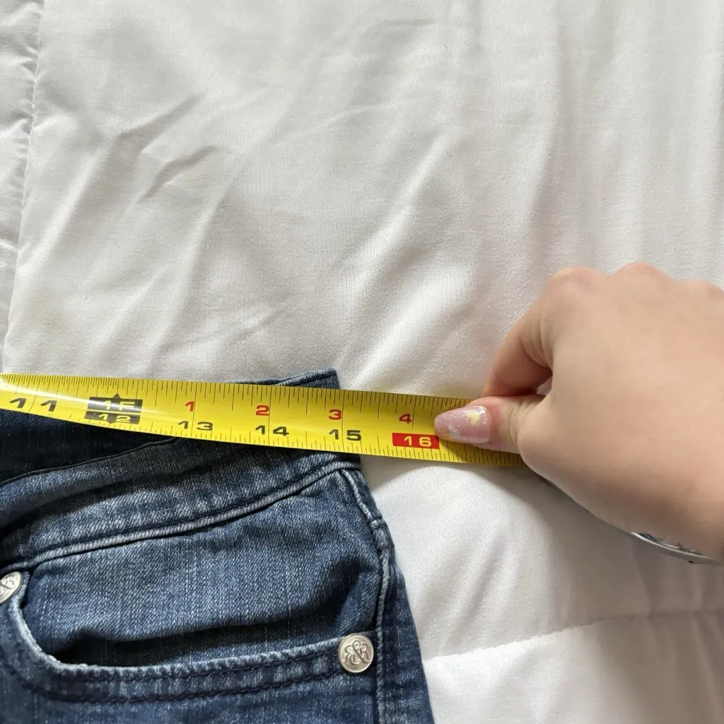 Vintage 90s Y2K Denim Micro Mini Shorts Size 10 Preppy Girlie Baddie Grunge - Image 3