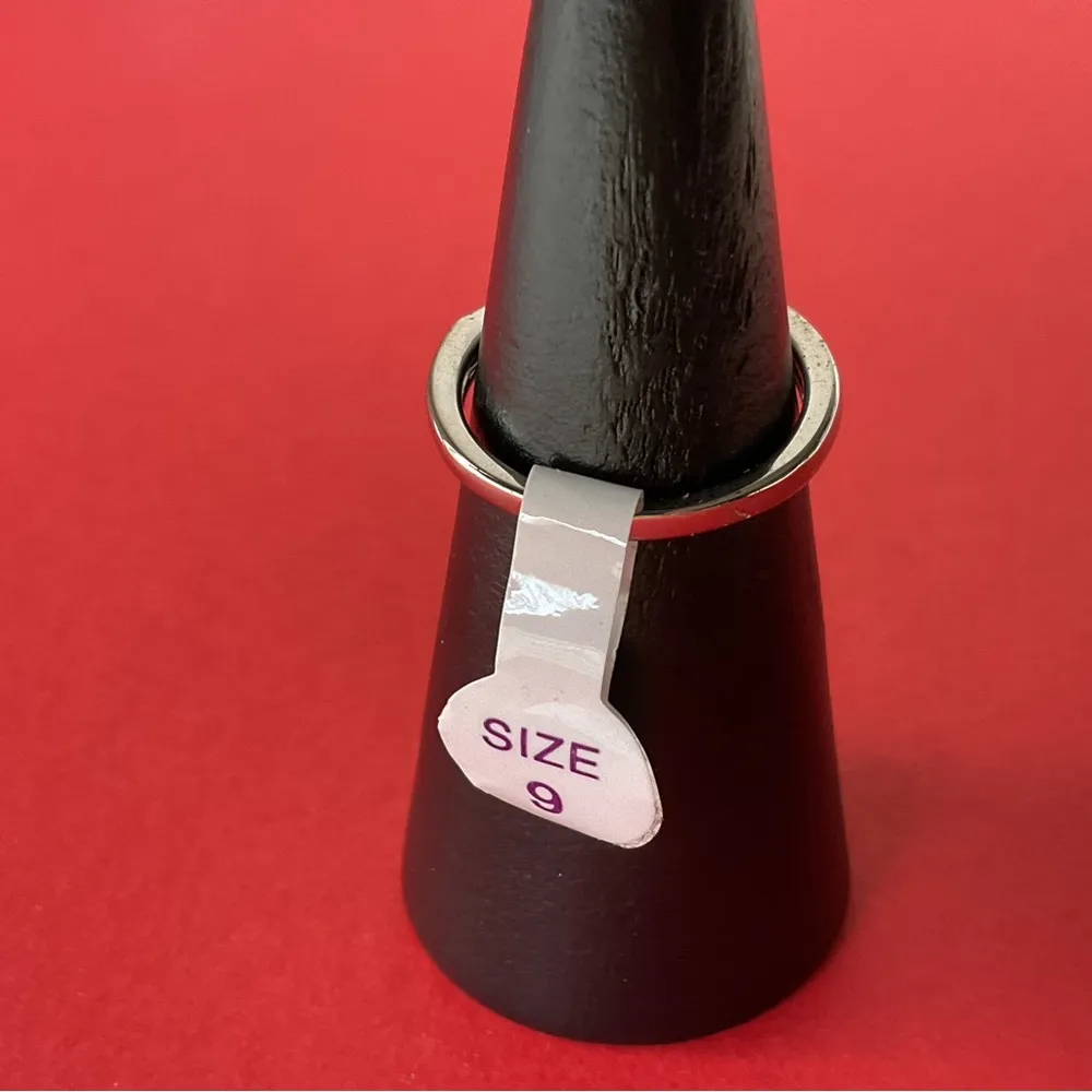 RBP2100 "The Sparkling Fish" Tangerine Quartz - Rhodium Sz 9 Ring NWT - Image 3