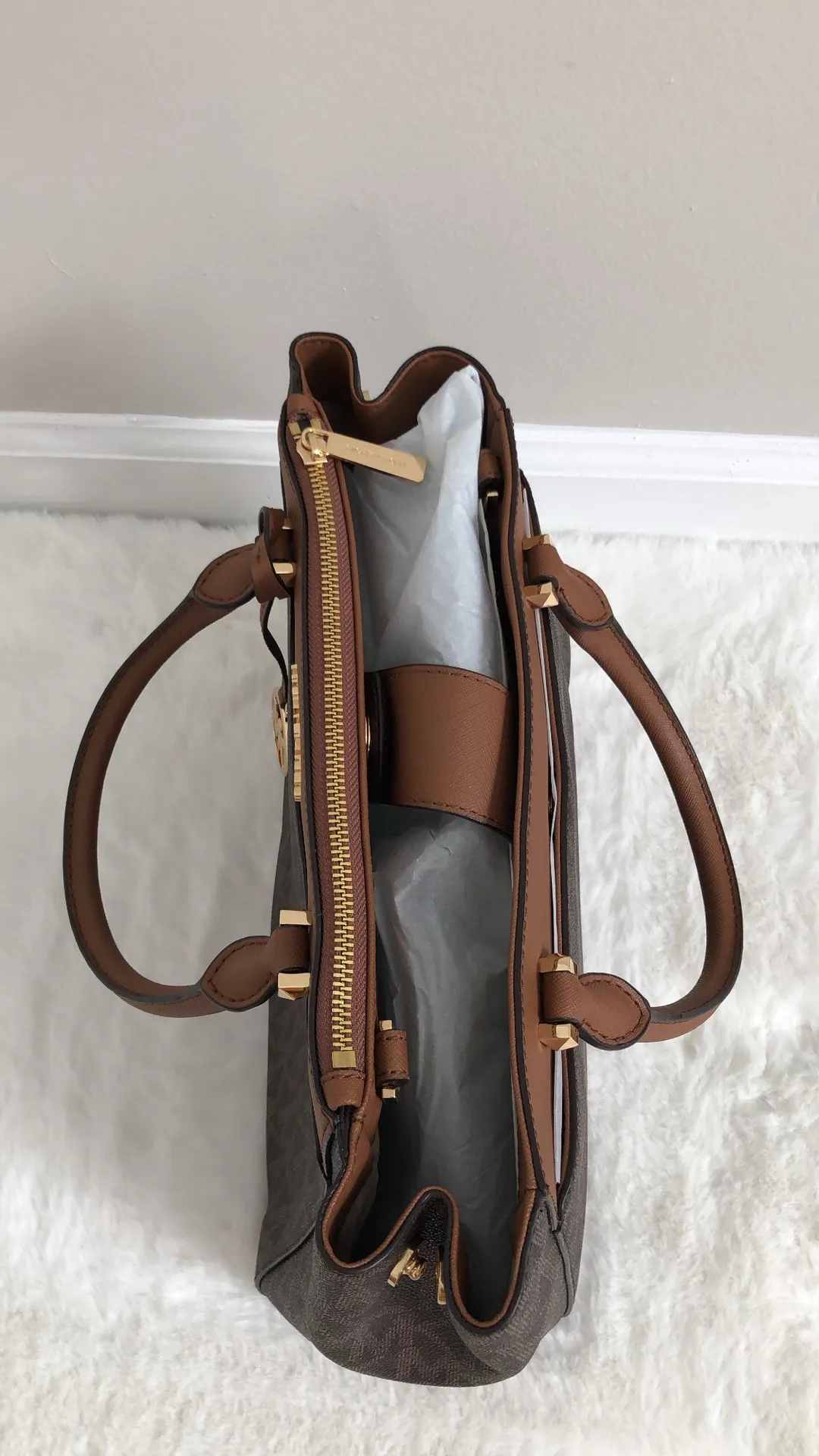 Michael Kors Gibson Satchel Bag - Image 5