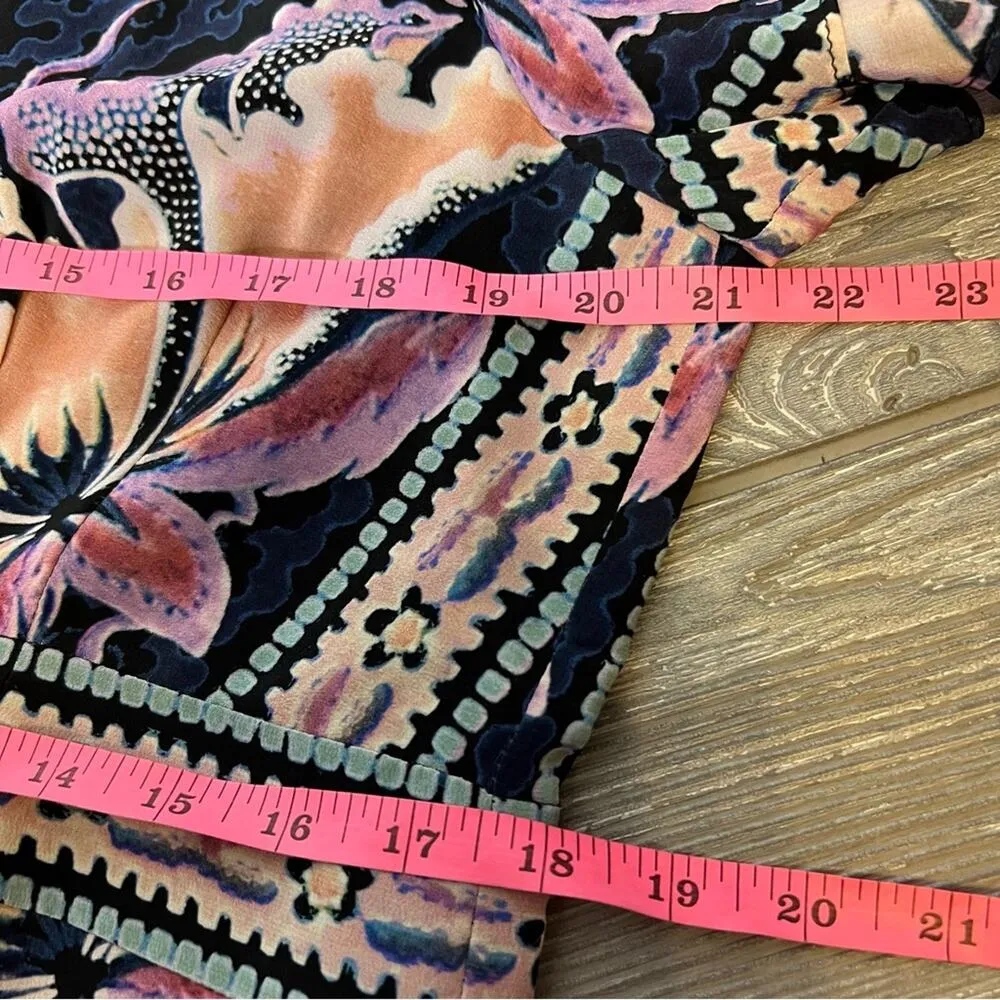 Nanette Lepore Primavera Dress silk floral sz 14 - Image 6