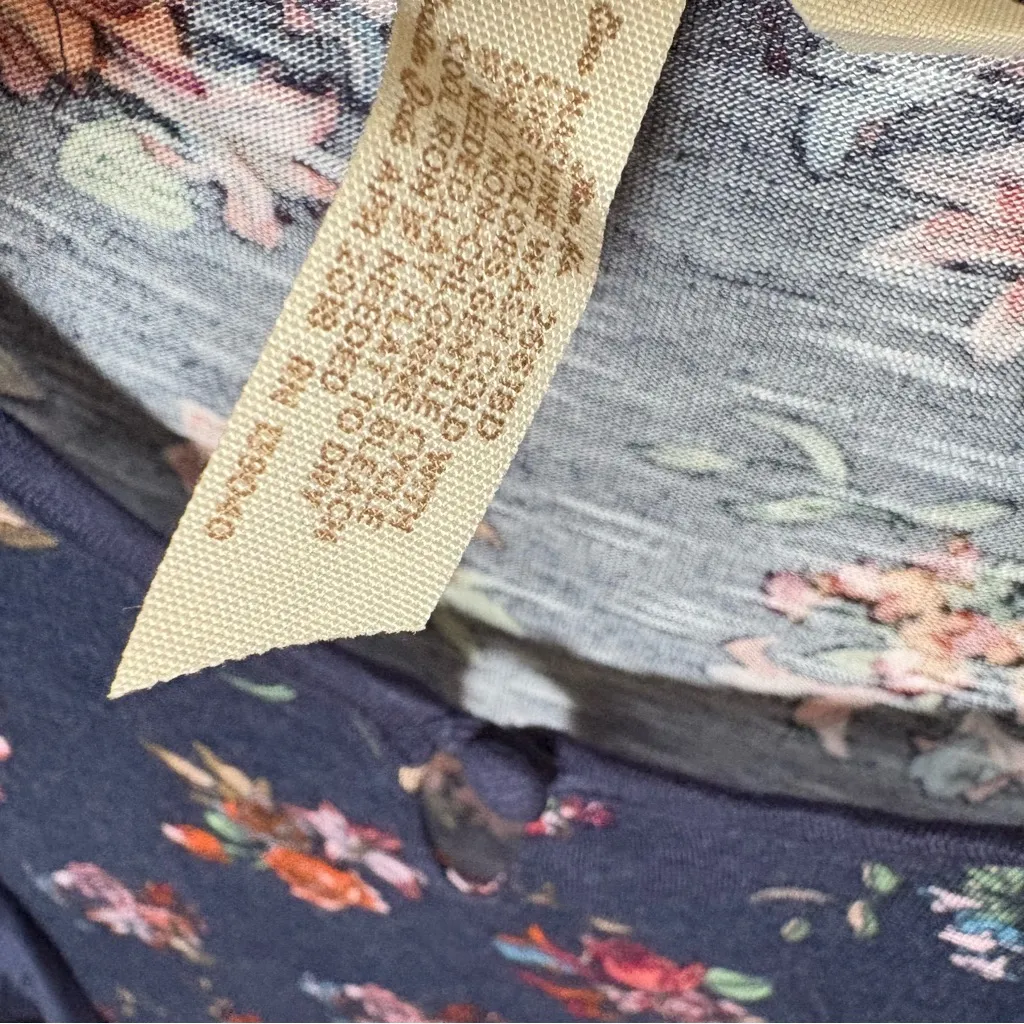 Matilda Jane Large Navy Fairy Floral Woodland Sprite Choose‎ Your Own Path Dress - Image 9