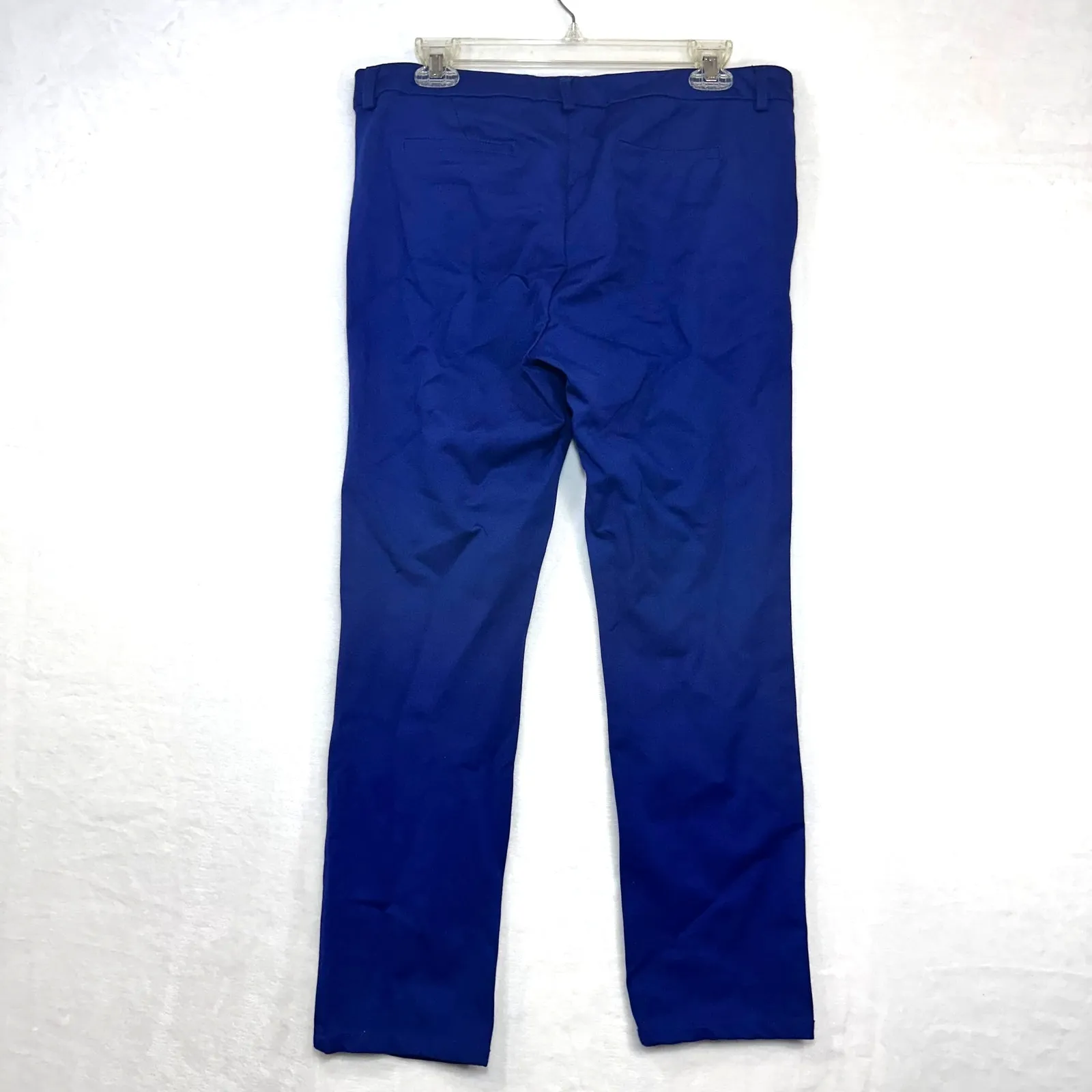 Kut From The Kloth 12 Royal Blue Pants Slacks Stretch Chino‎ Slim High Rise Bold - Image 4