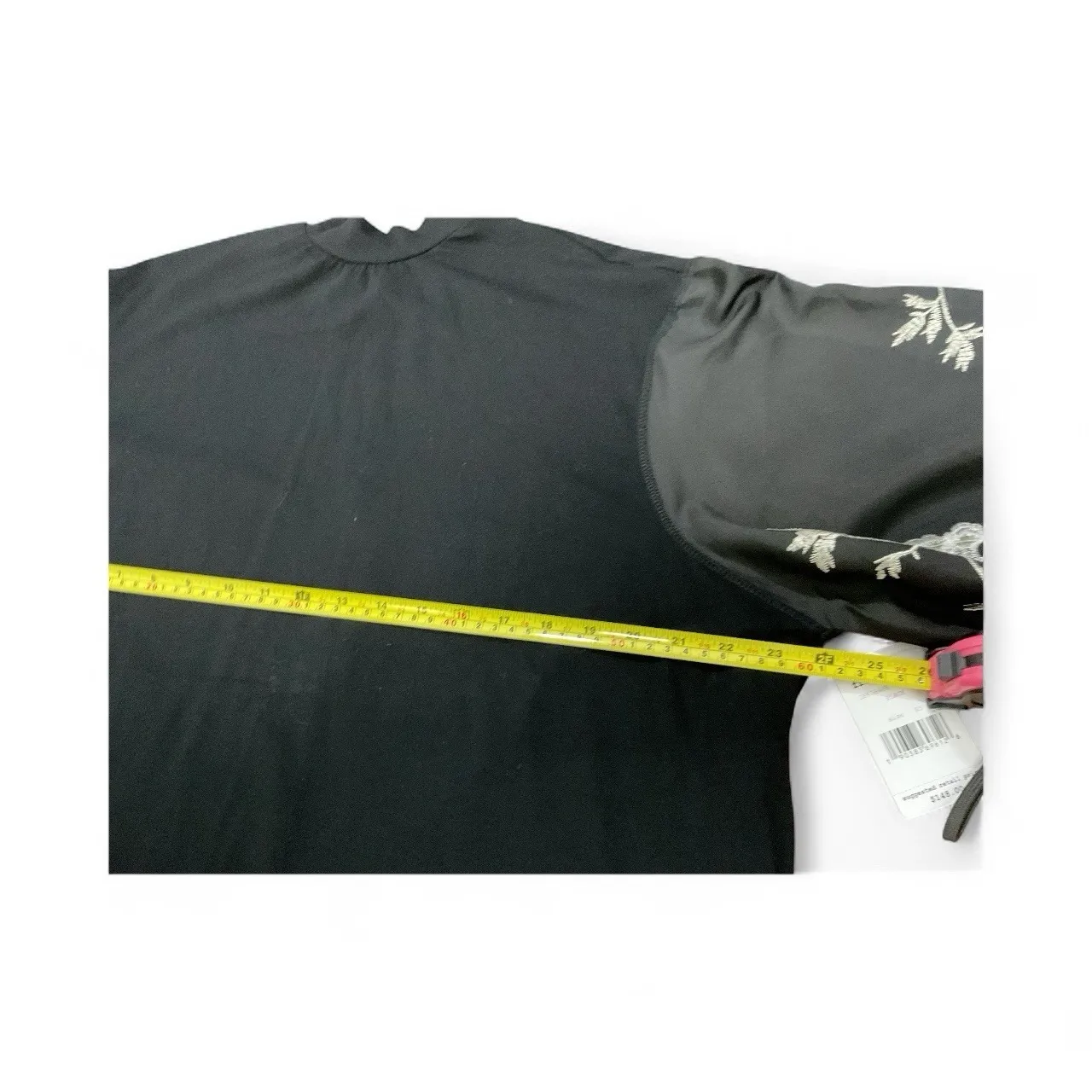 Free People Sydney Tuesday Embroidered Floral Kimono Tunic Top XS Oversized - Image 13