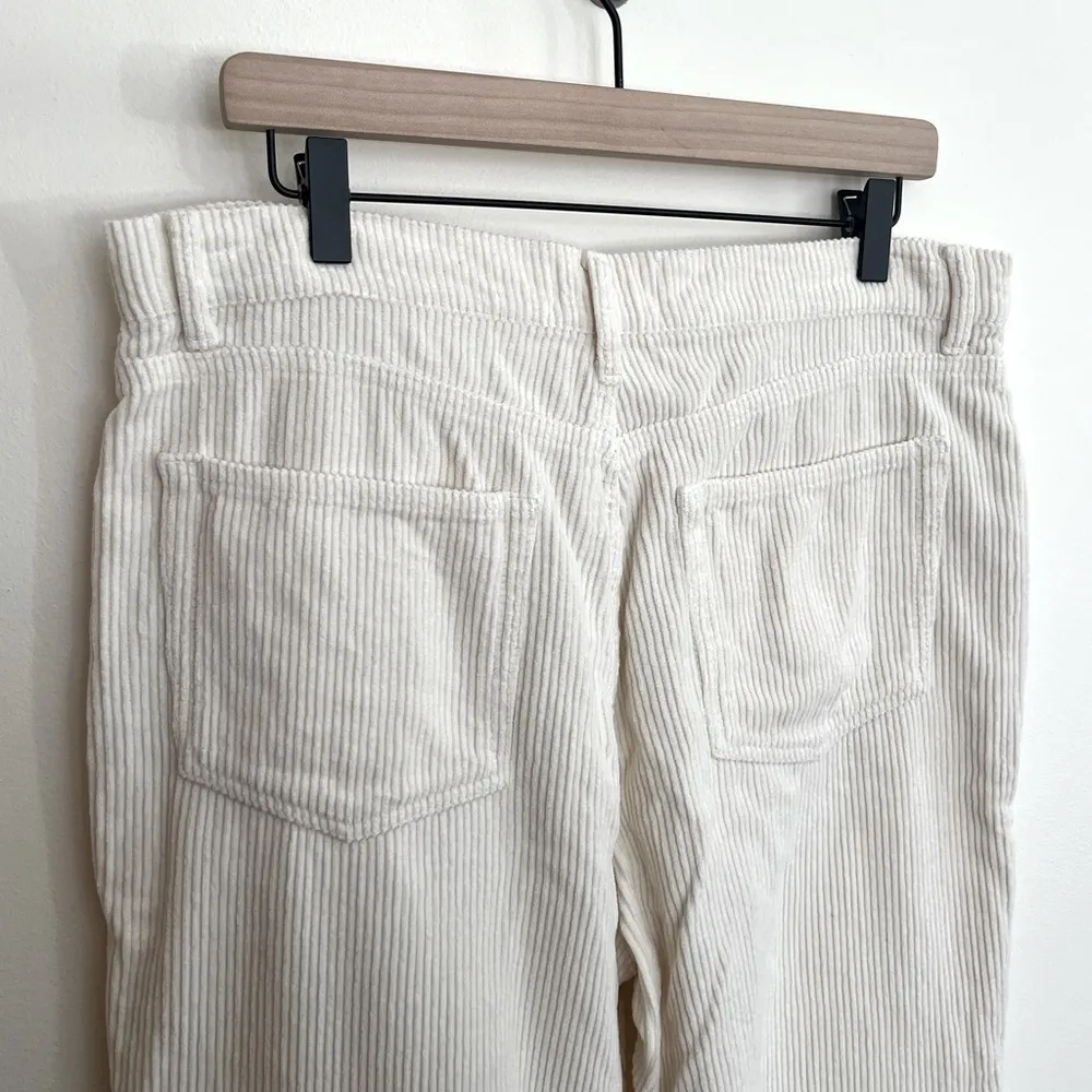 Reformation Cynthia Button Fly High Rise Straight Corduroy Pant - Image 10