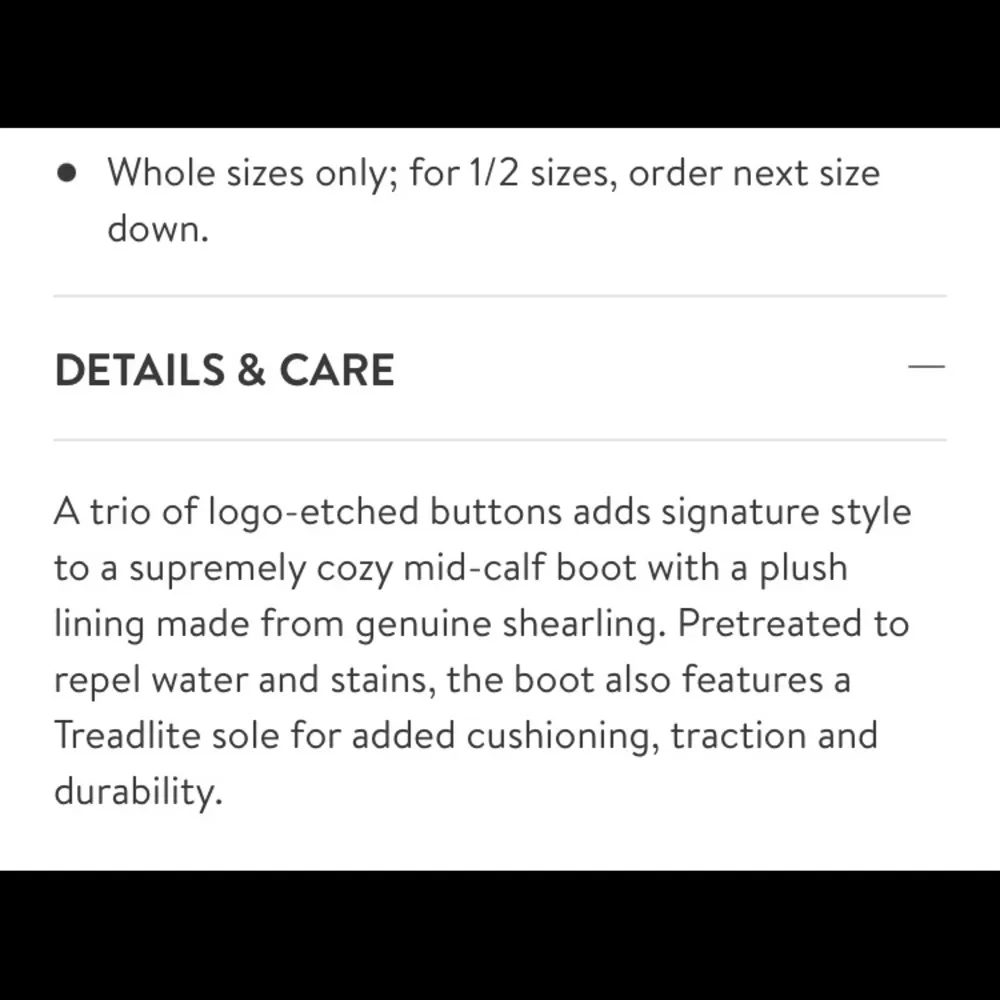 UGG Bailey button boots size 7 black - Image 3