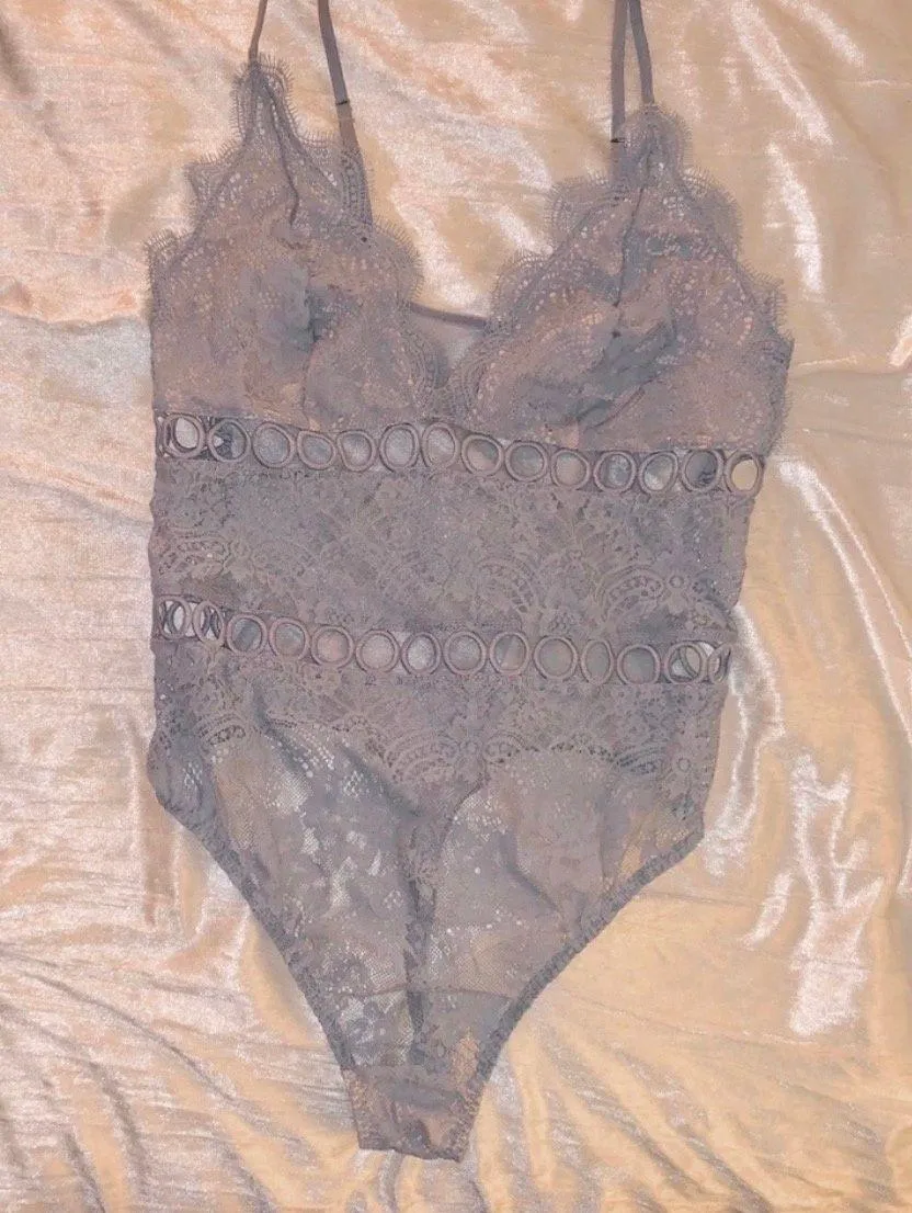 Lace Lingerie Bodysuit - Image 2