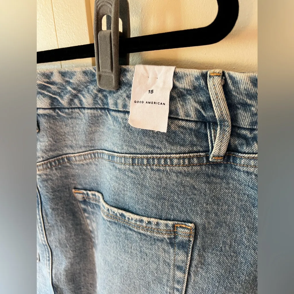 Good American Denim‎ Women’s NWT Jean Good Waist Mini Skirt Size 15 - Image 12