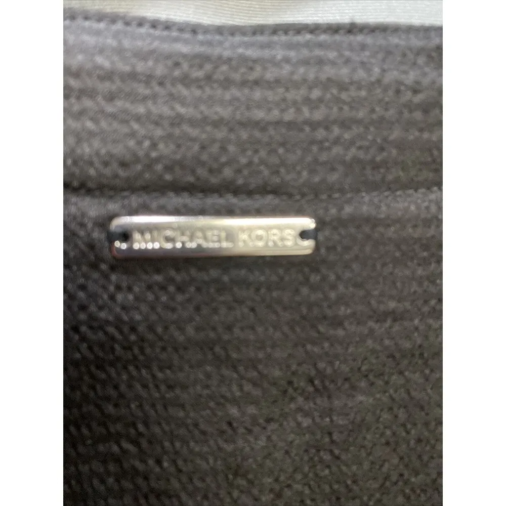 Michael Kors Women’s Sz L Black Long Sleeve Top Blouse V-Neck NWT $88 (b32) - Image 6