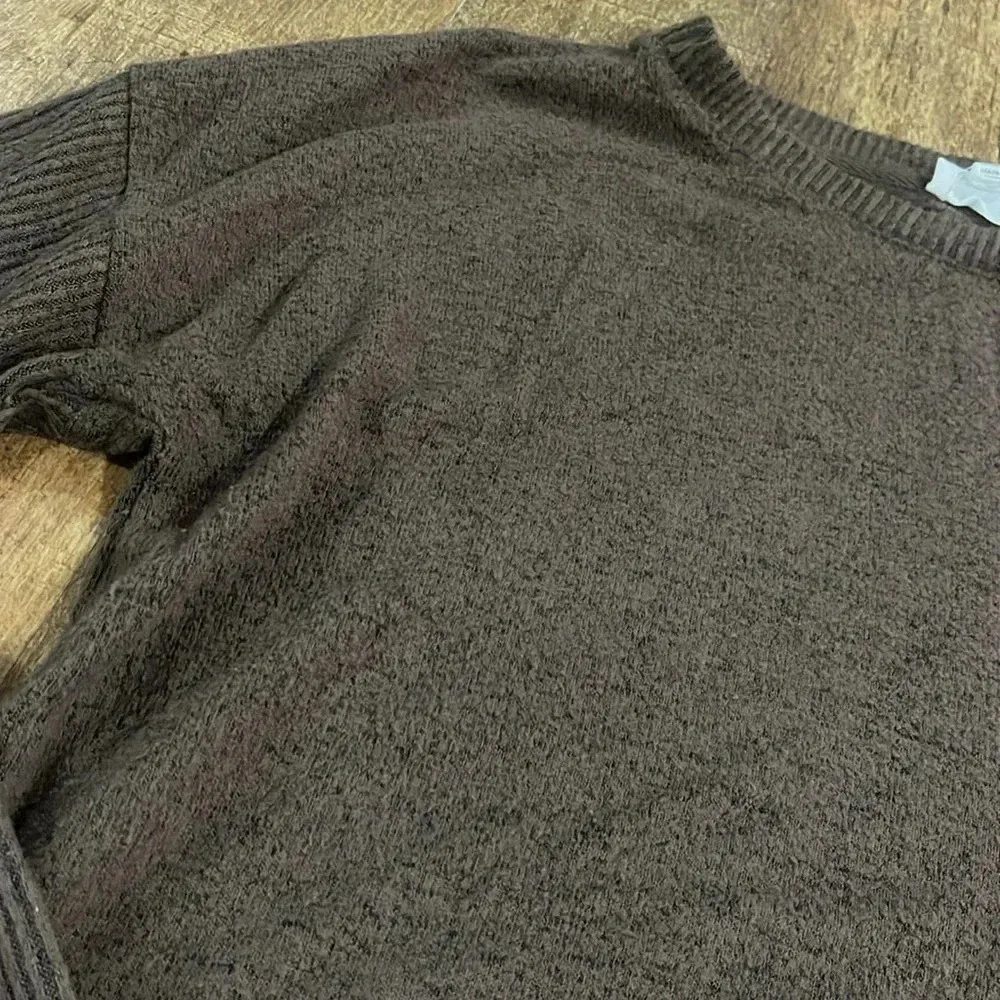 Westbound Beige Chocolate Buttery Soft Long Sleeve Button Details - Image 3